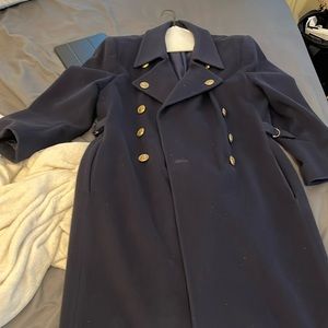 Christian Dior Trench Lambs Wool Coat